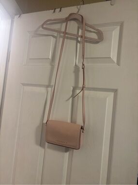 Marc Jacobs Blush Pink Leather Crossbody Shoulder Bag